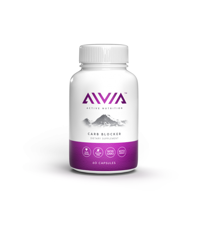 AIVIA Carb Blocker label