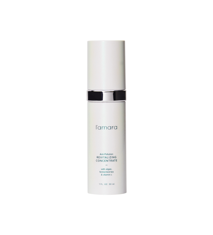 l'amara® Anti-Pollution Revitalizing Concentrate label