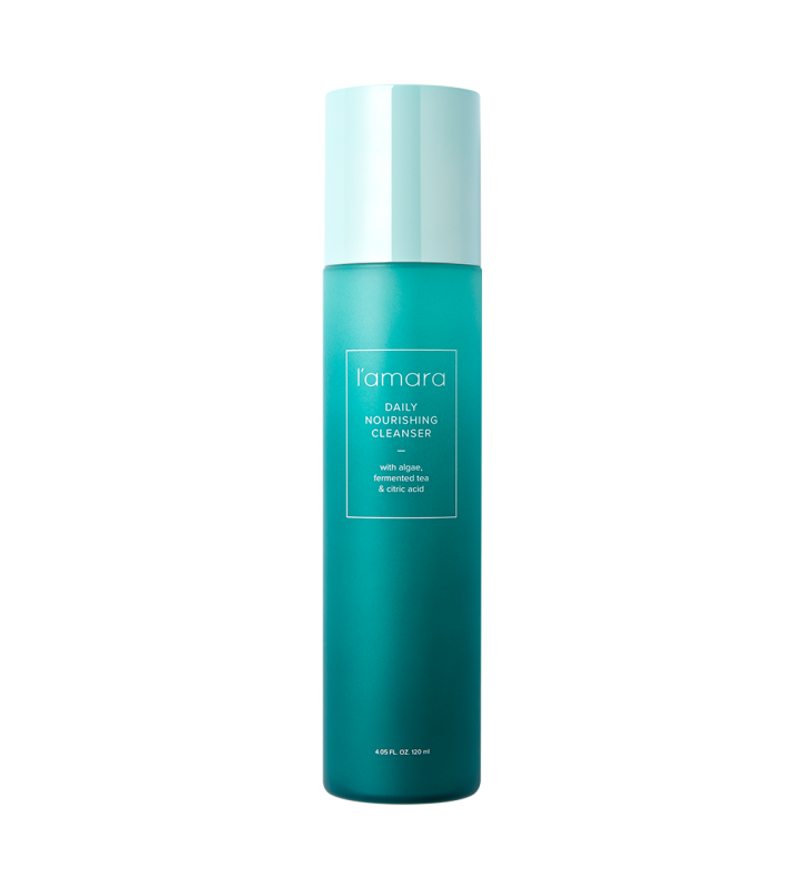 l'amara® Daily Nourishing Cleanser label