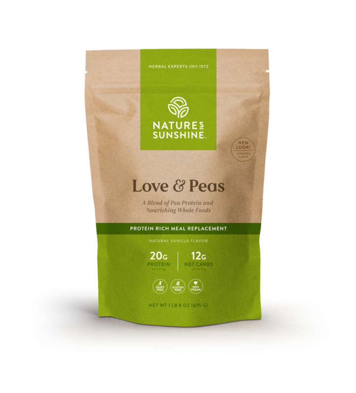 Love and Peas label