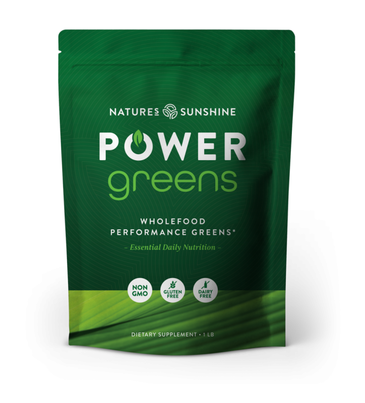 Power Greens label