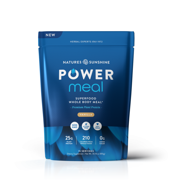 Power Meal label