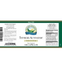 Thyroid Activator® (100 Caps) label